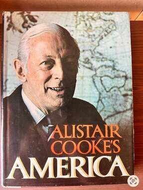 Alistair Cooke's America Book Hardcover First Edition 1973